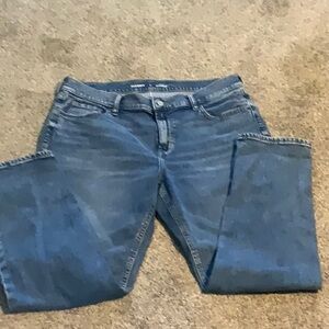 Old Navy Blue Mid Rise Boyfriend Jean